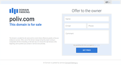 Desktop Screenshot of poliv.com